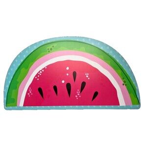 Watermelon Slice Placemats Vinyl Foam Back Summer Beach House BBQ Set of 4